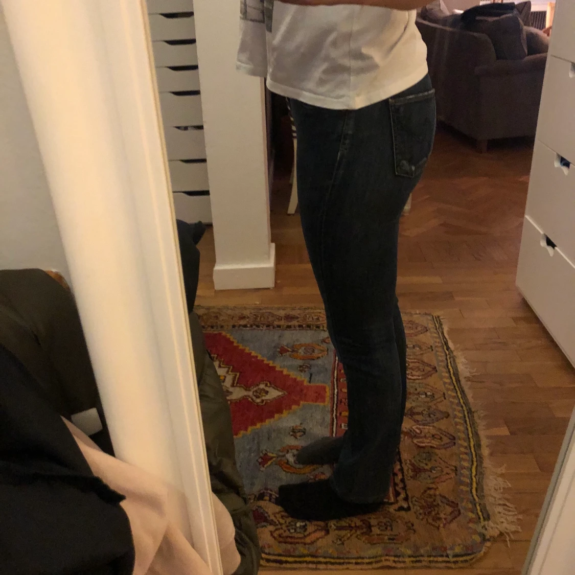 Mörkblå jeans - 91