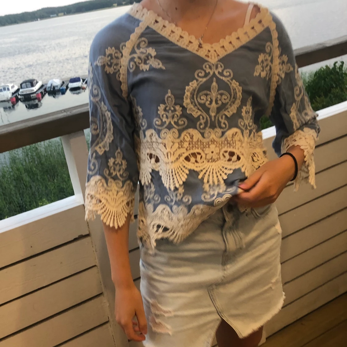 Unik blus från new look