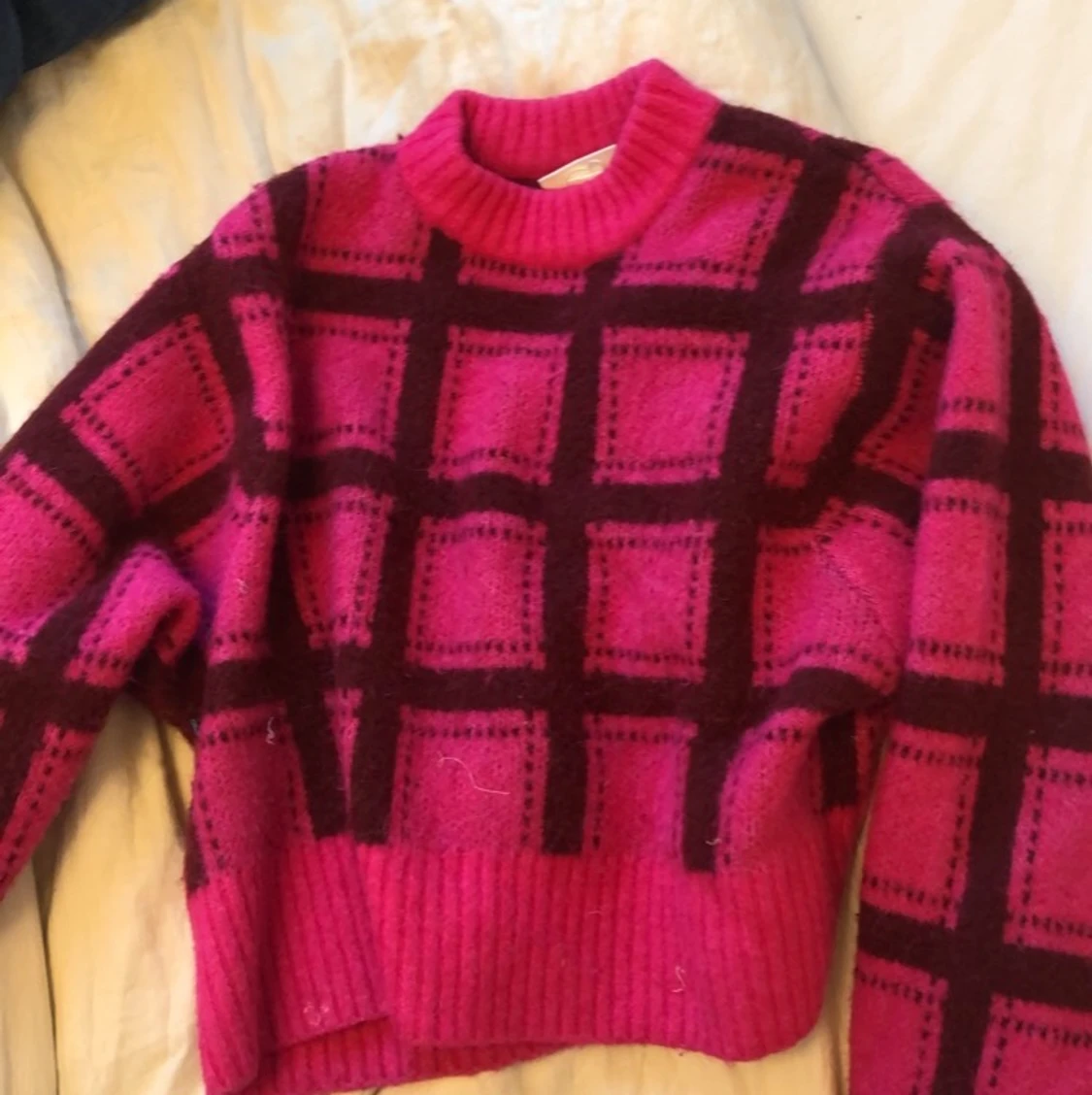 Rutig monki tröja - 90