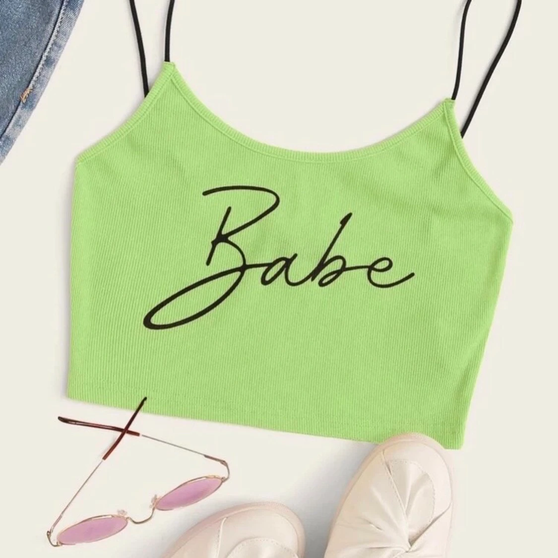 Grönt linne ”babe”