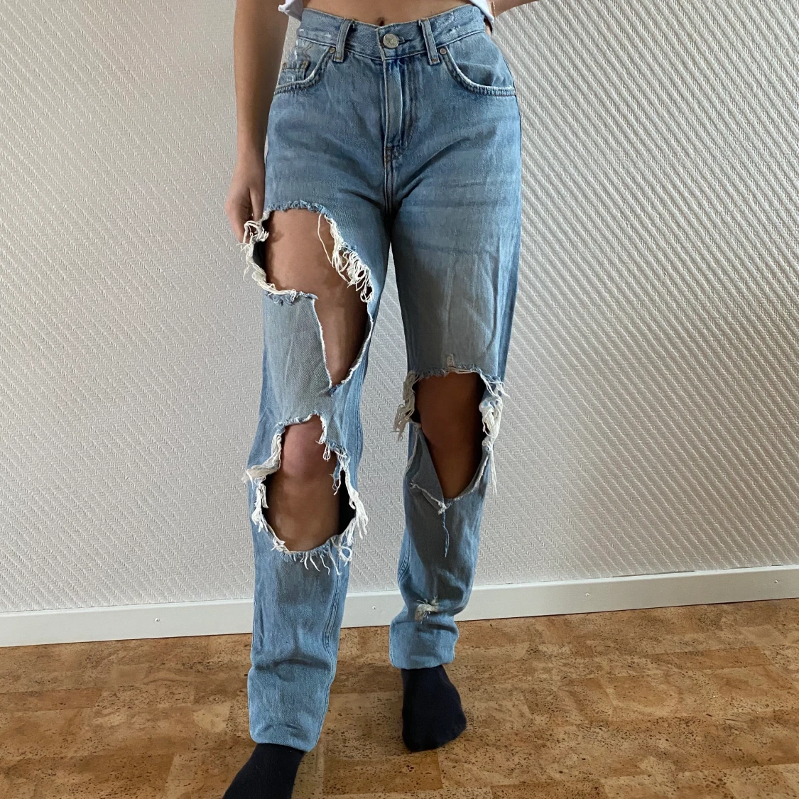 Ripped jeans 
