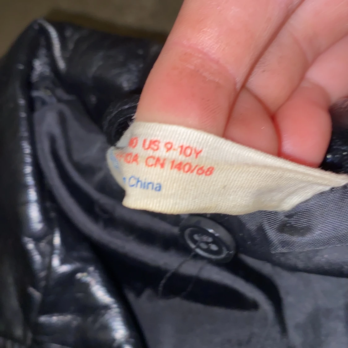 Skinnjacka storlek: 140 50kr+frakt - 90