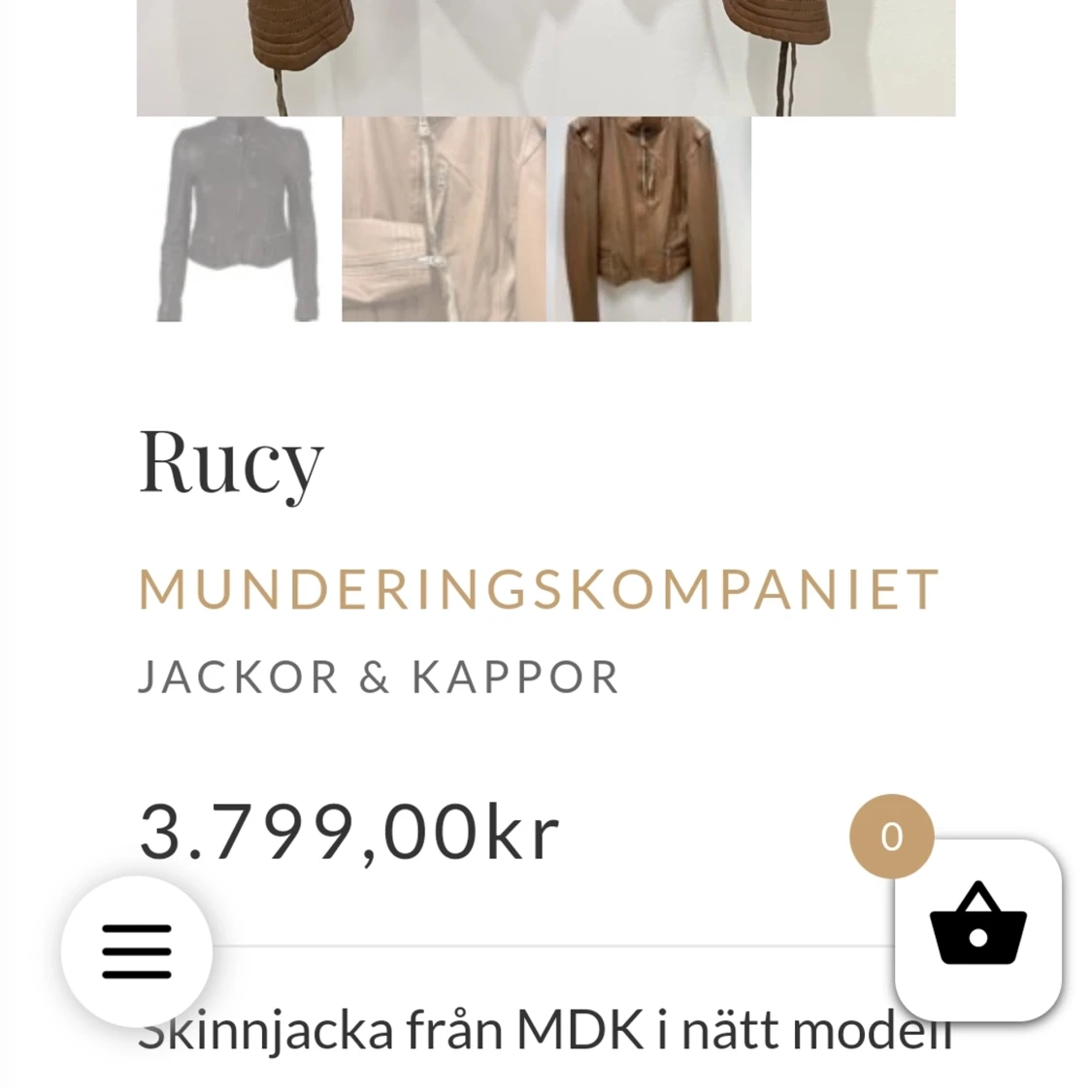 Skinnjacka från MDK - 91