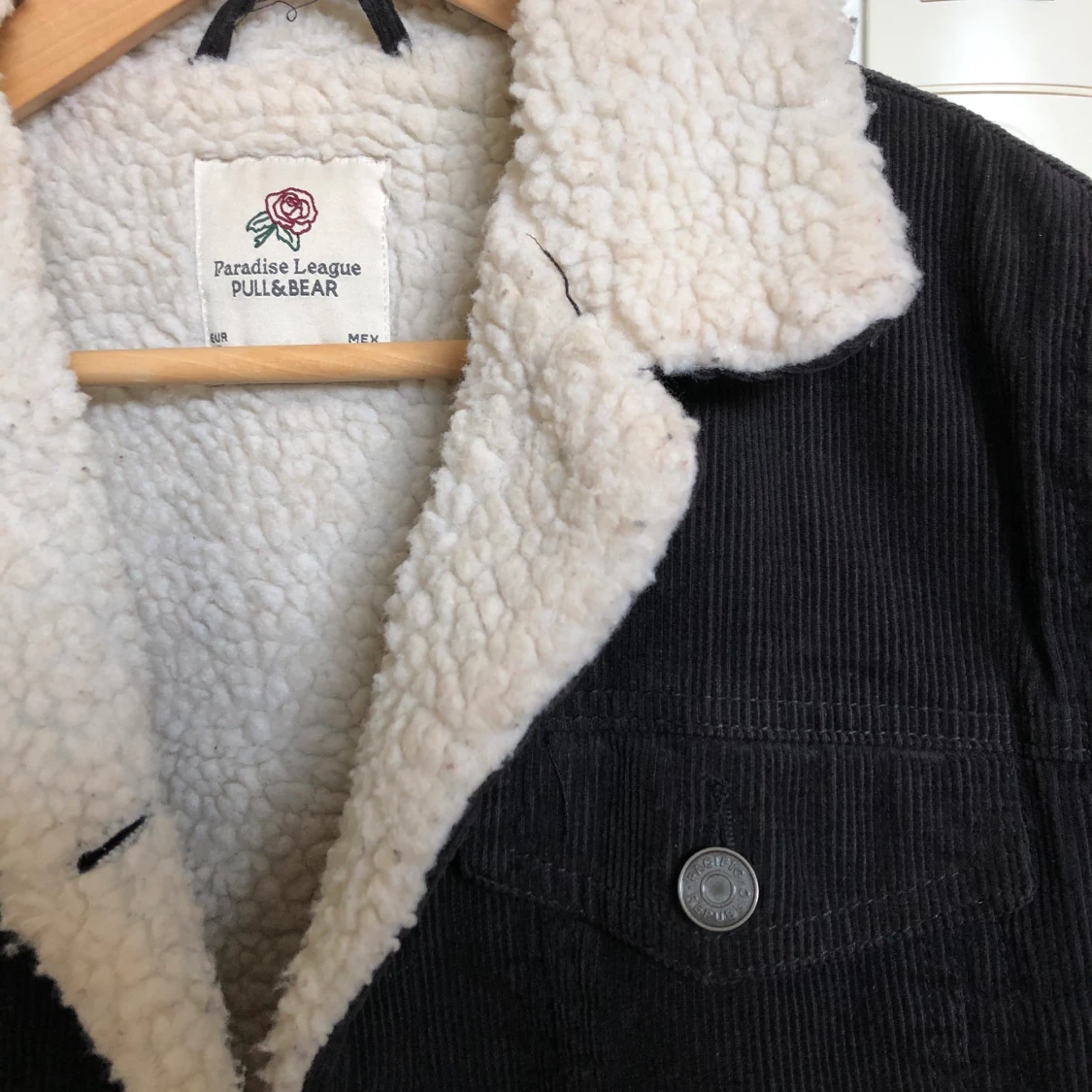Manchesterjacka med ullkrage - 91