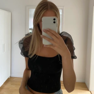 Festtopp  - Trendig festtopp från zara, använd en gång