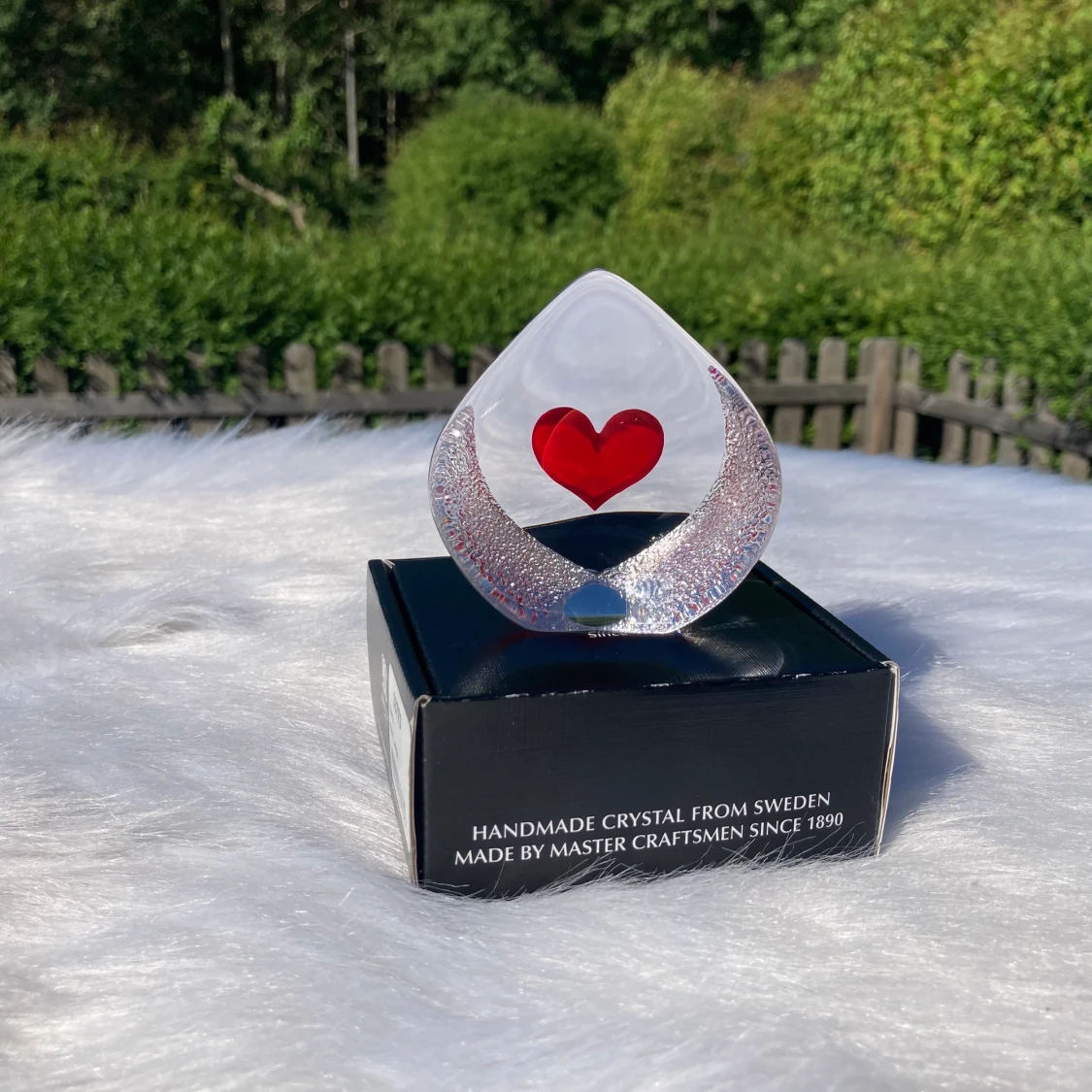 Målerås handmade Crystal Heart - 91