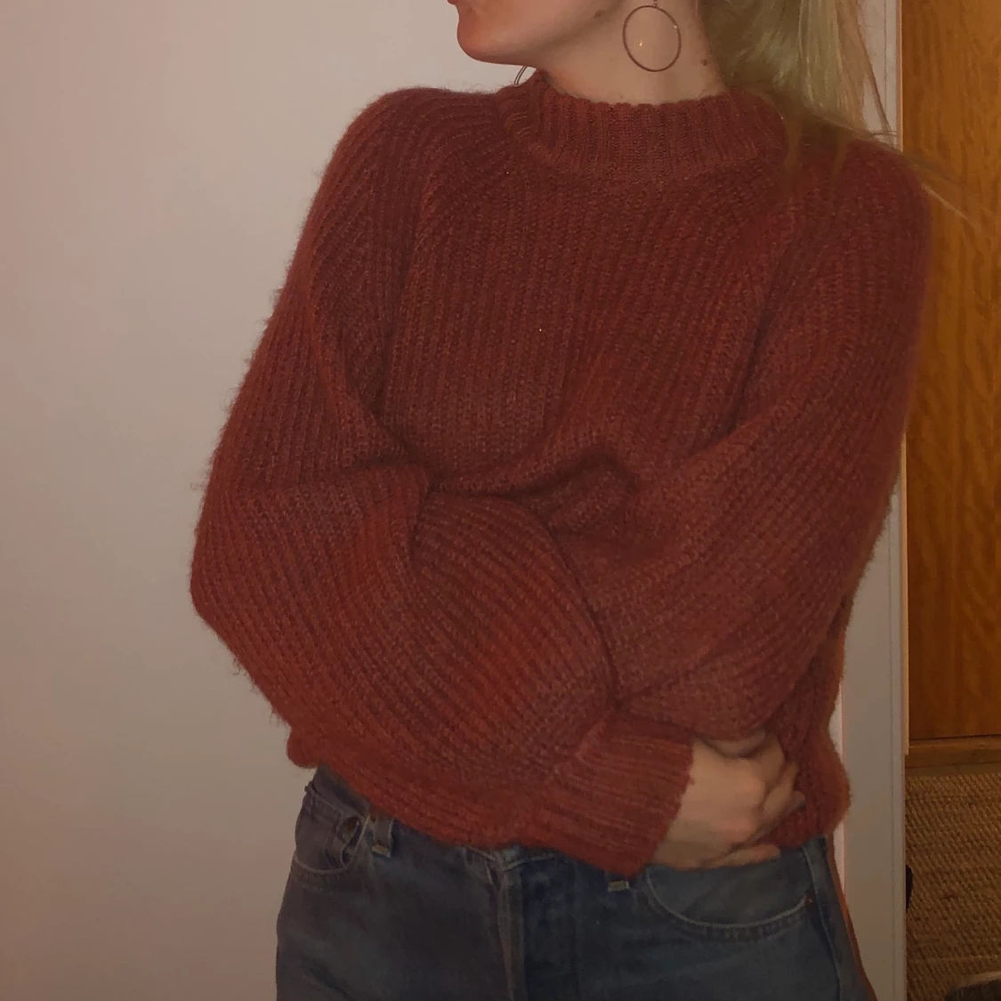 Stickad tröja Weekday