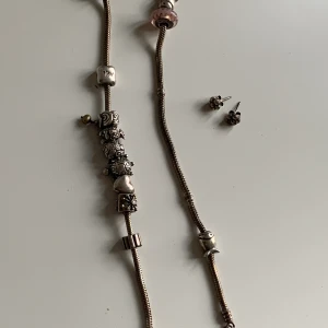 Pandora  - 2 armband och ett par örhängen i silver 