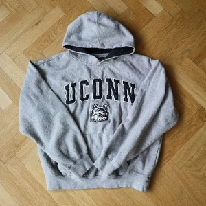 Vintage college hoodie  - Vibtage college hoodie Size S , sjukt Nice grå färg, General wear no flaws. Bud från 300 kr minsta höjning 25 kr ta den direkt för 550 plus frakt 63kr 