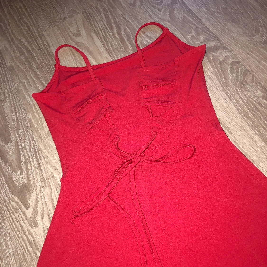 Röd klänning  - 91