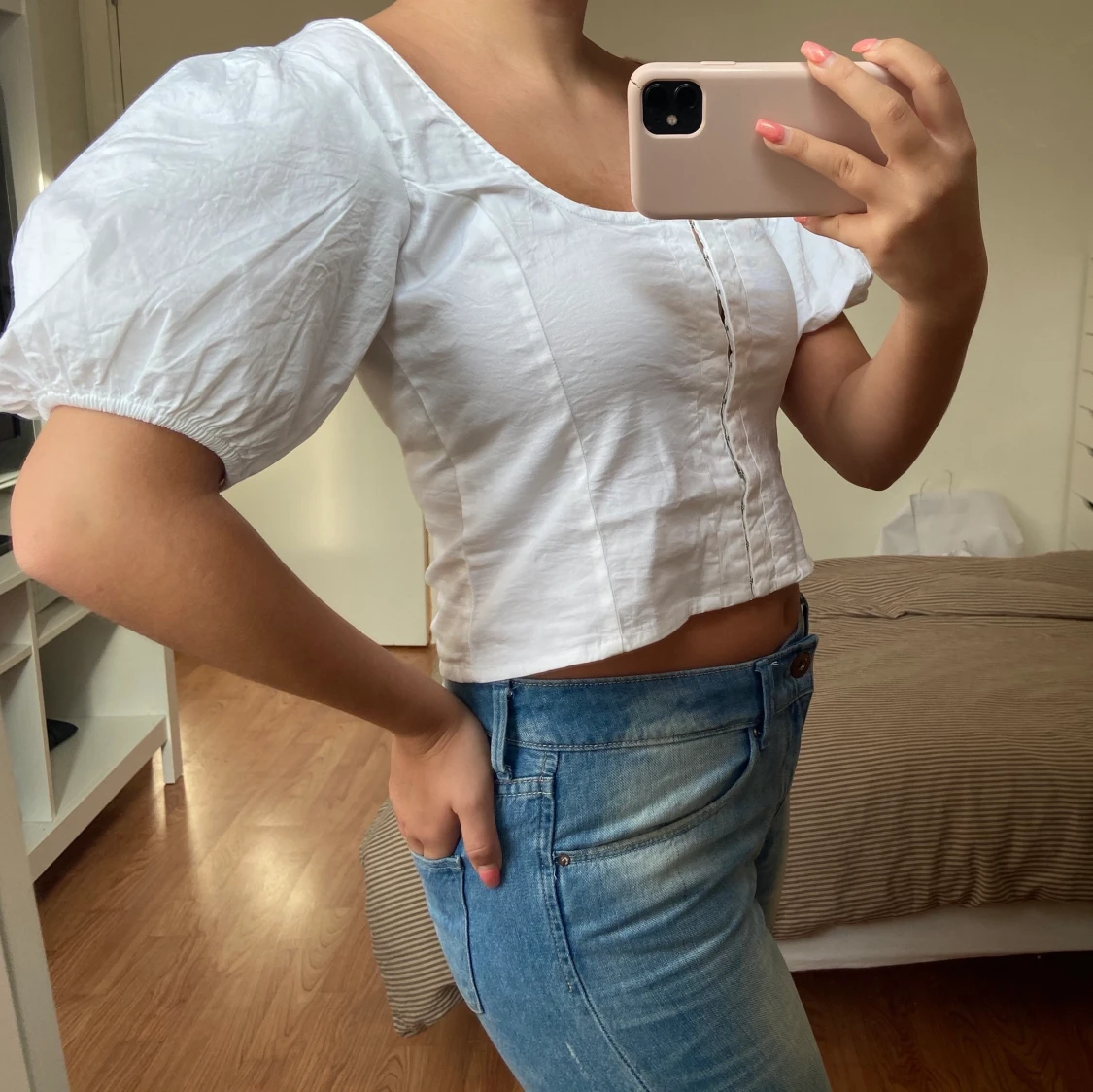 Vit blus, Nelly strl. 36