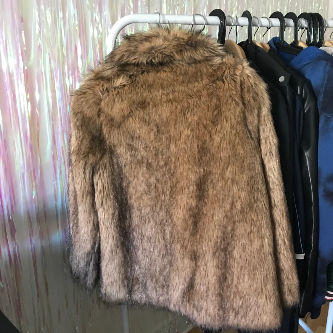 Fuskpälsjacka - 90