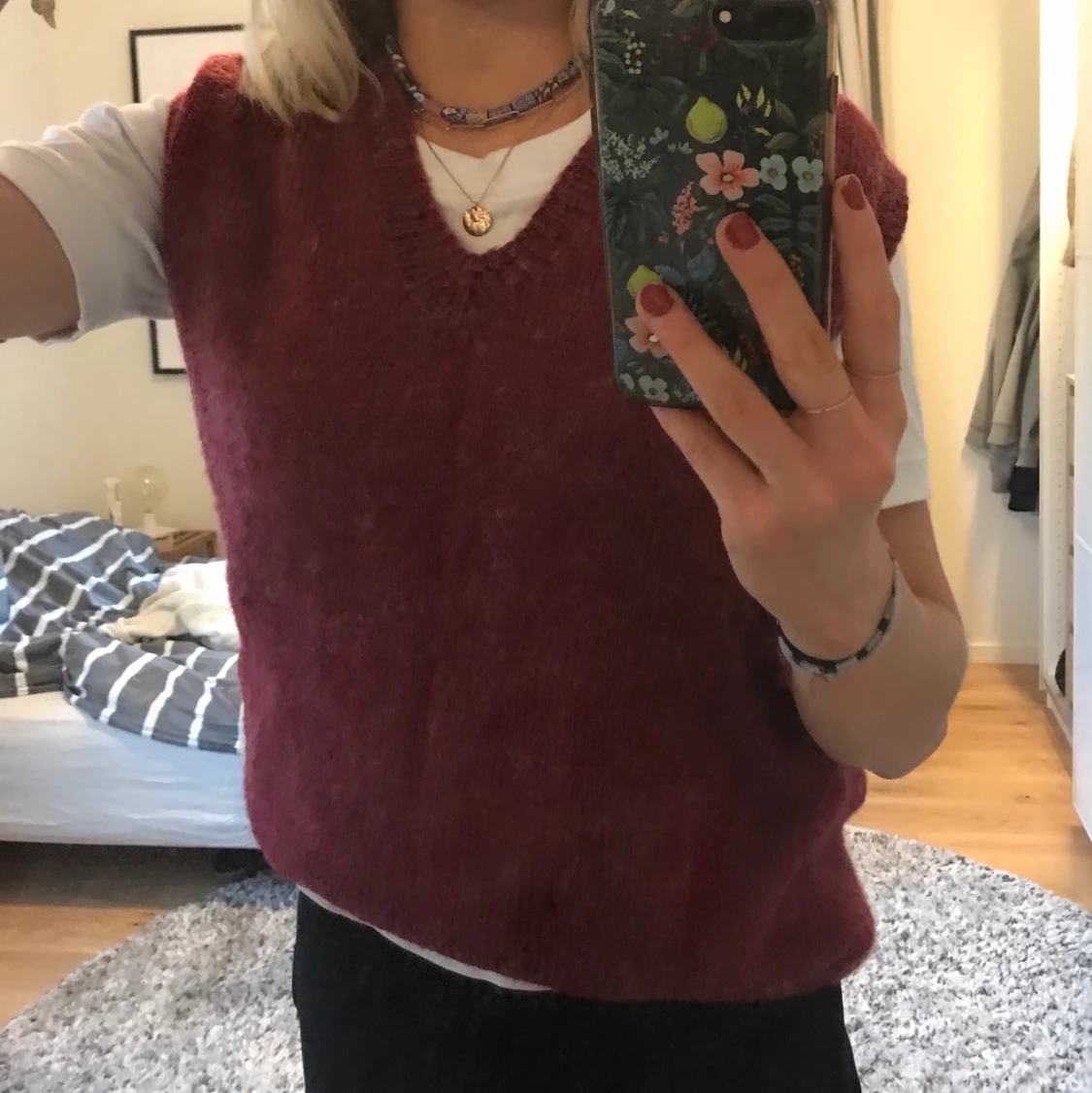 Superfin stickad väst