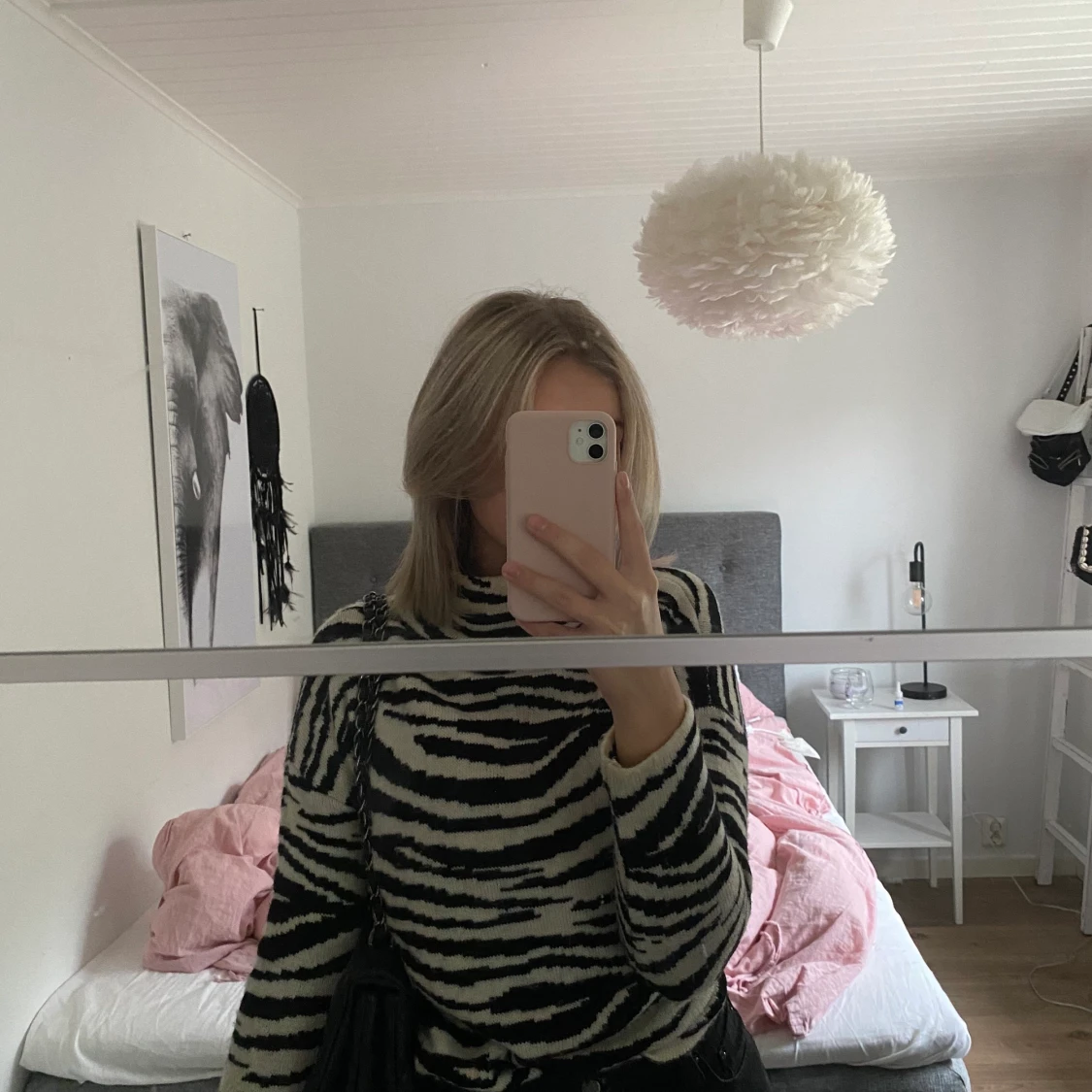 Tröja i zebra mönster - 90