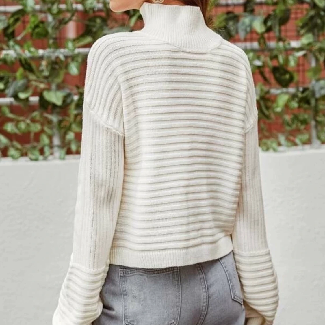 Vitt slätt tröja - 90