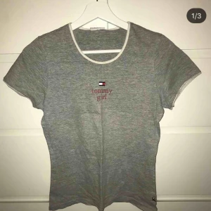  - Tommy hilfiger t-shirt i grått. 