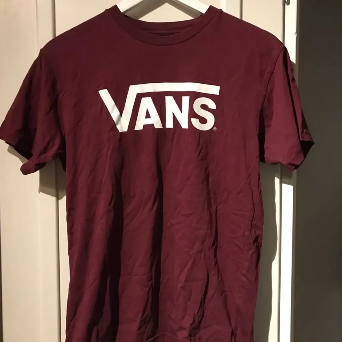 Vans t-shirt vinröd 