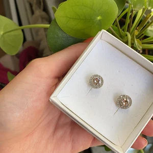 Lilly and rose Misd miranda  - Mycket fina örhänge från Lilly and rose Miss miranda. Färg silver med rosé sten. Näst intill oanvända. Frakt 32 kronor. Bud från 99 kronor 