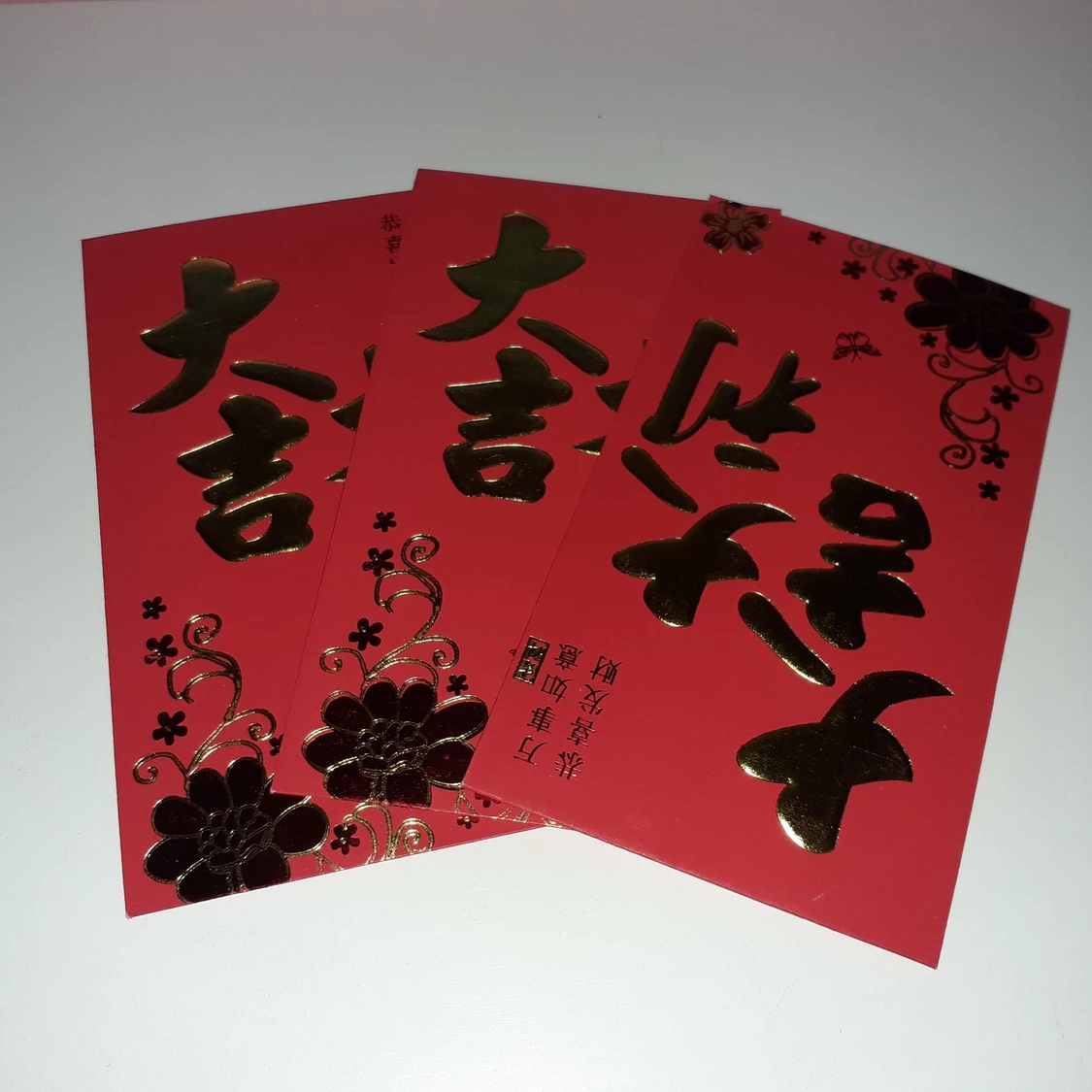 Kinesisk röd kuvert  - 90