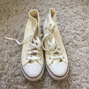 Converse  - Light beige high converse, barely used 