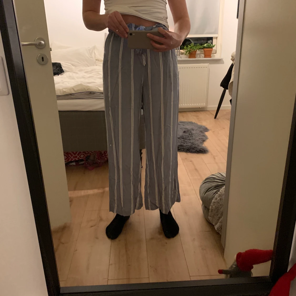 Randiga kostymbyxor  - 90