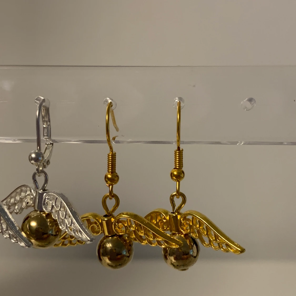 Gyllene kvicken örhängen guld 