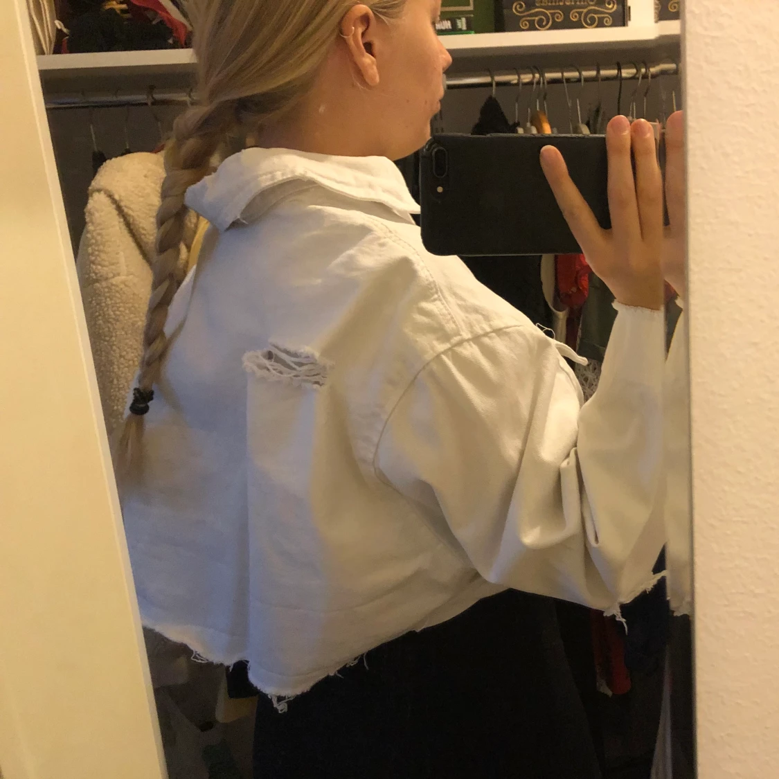 Vit jeansjacka från bershka!  - 91