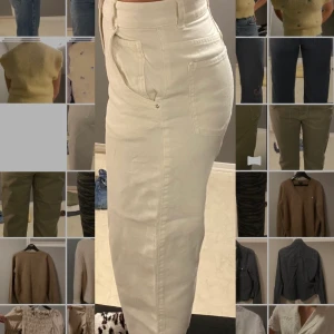 Vita balongbyxor  - Säljer dessa vita balongbyxorna, dom är i storlek 38, passar perfekt för mig som är 38/40 