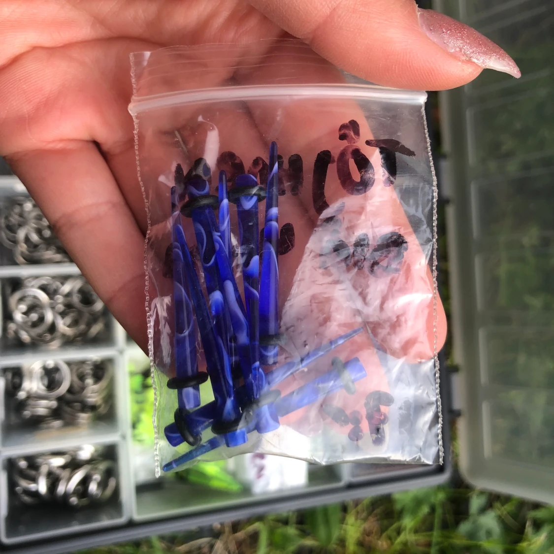 Töjstavar, örhängen  - 90