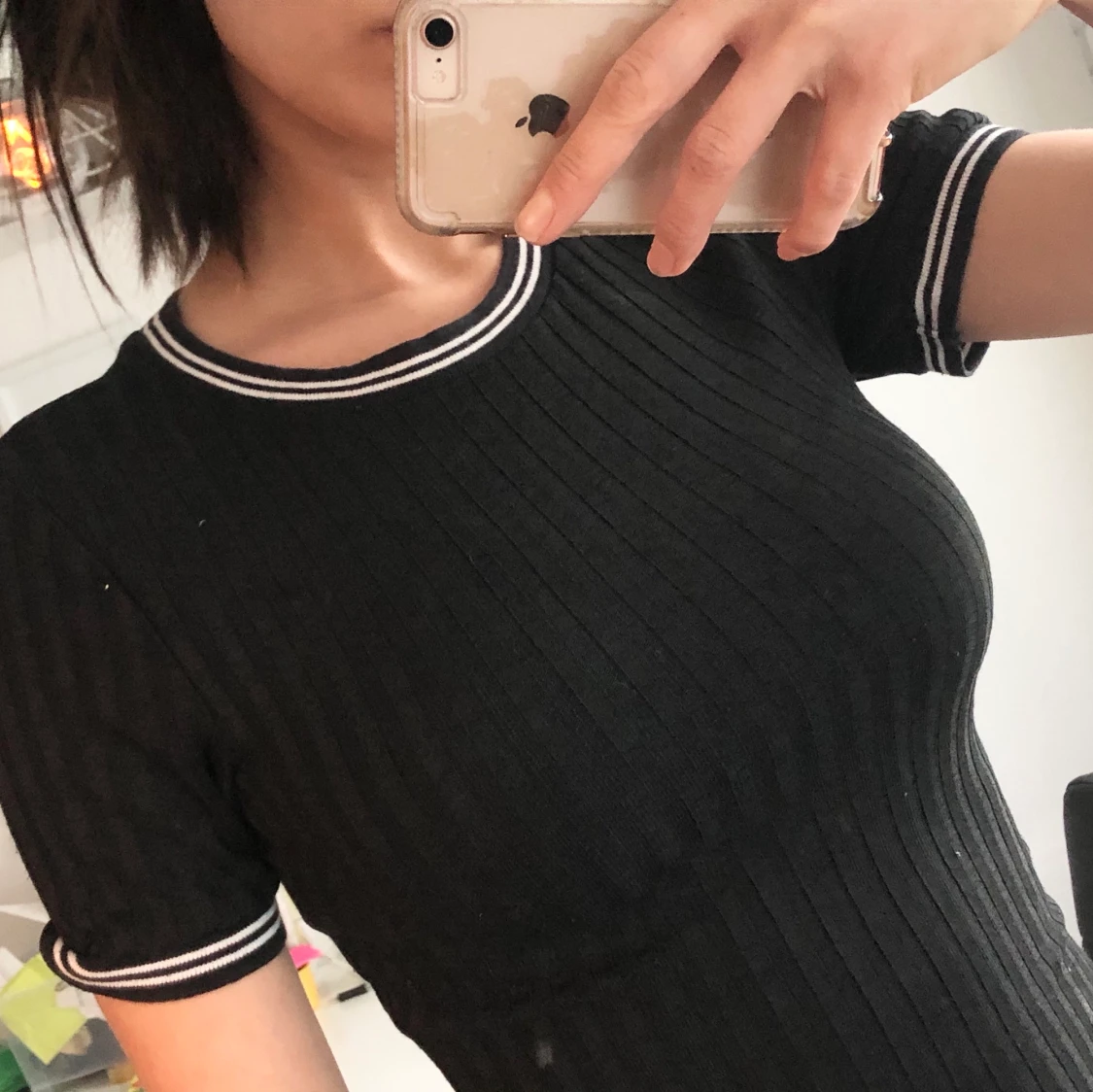 Ribbad klänning - 90