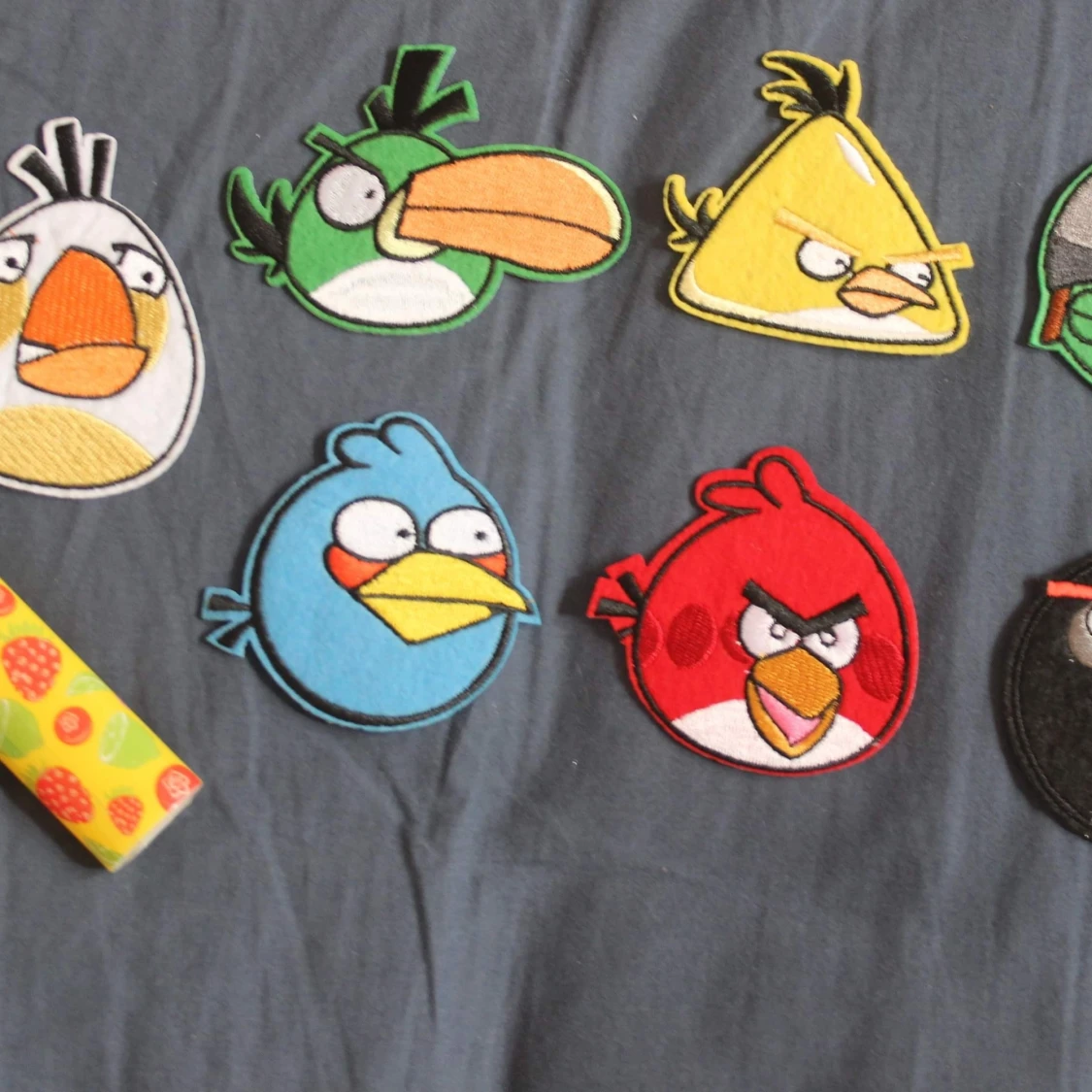 Angry bird 7st tygmärken!  - 91