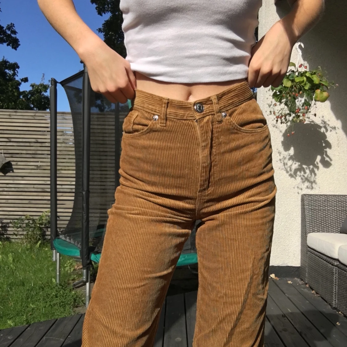 Monki manchesterbyxor  - 90