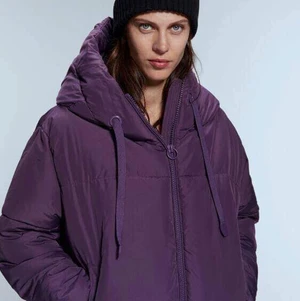 Puffer Jacket Lila  with Hood Zara  - Purple/Lila puffer Zara jacket size M 