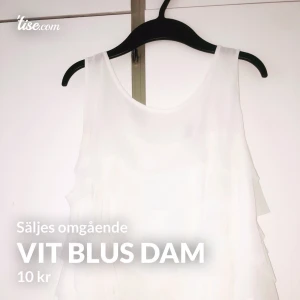 Volangblus dam - Bra skick, med volanger på. Snabb affär prioriteras. 