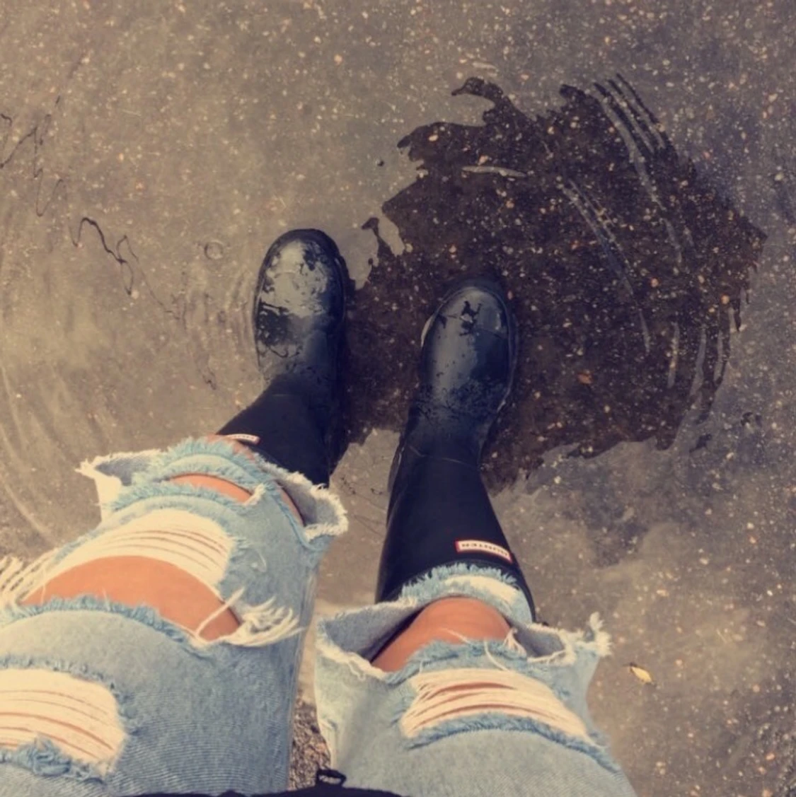 Ripped jeans strl small