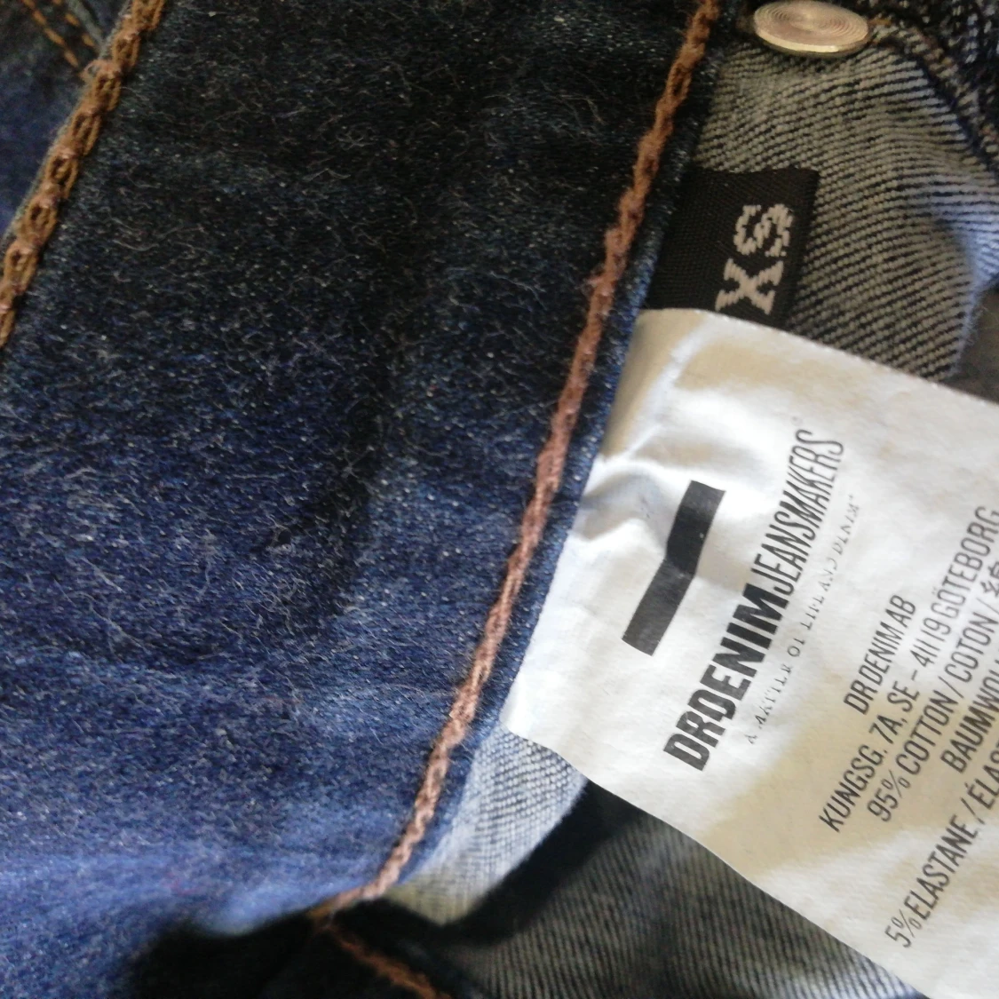 Mörkblåa Dr Denim jeans  - 91