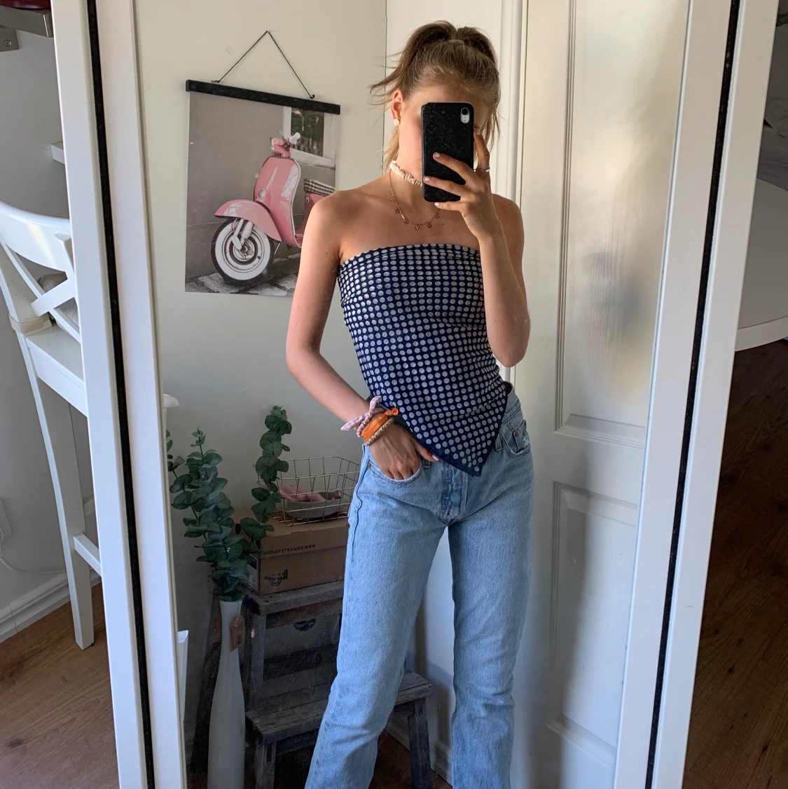 Såå cool topp/scarf🖤🖤