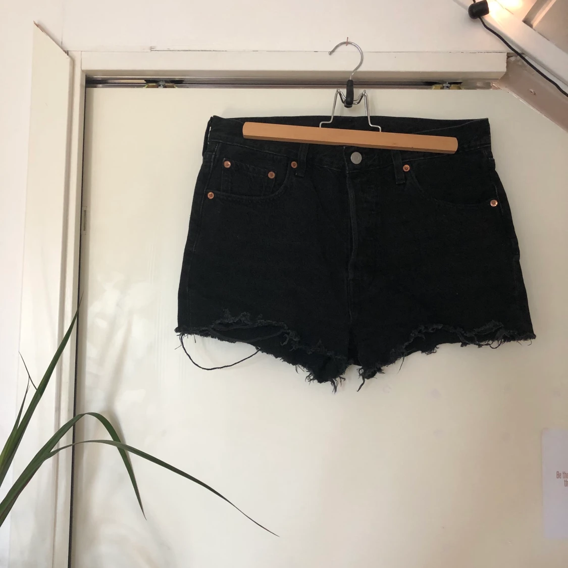 Svarta Levis shorts