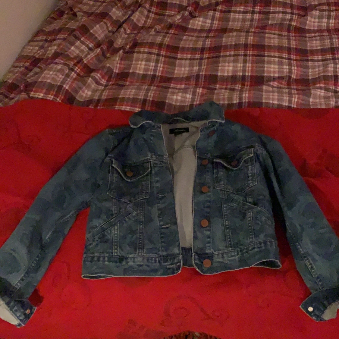 Jeans jacka från Monki i strl XS - 90