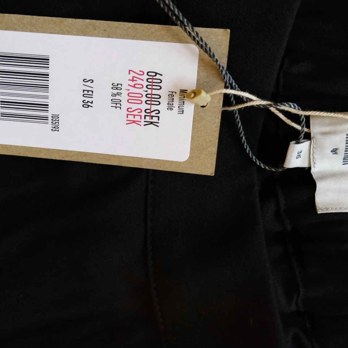 Ny svart circle skirt - 91