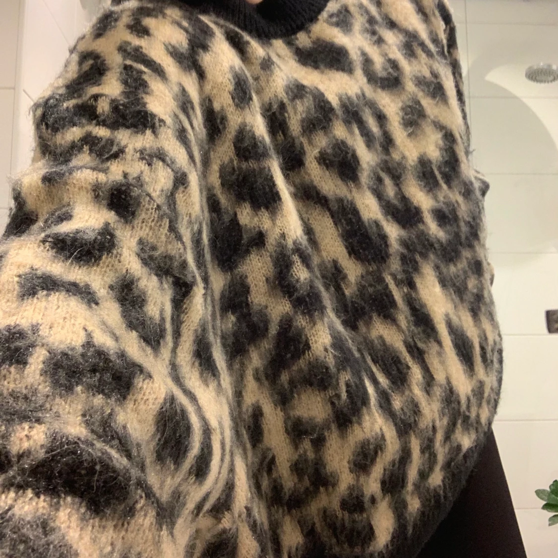 Leopardmönstrad tröja  - 90