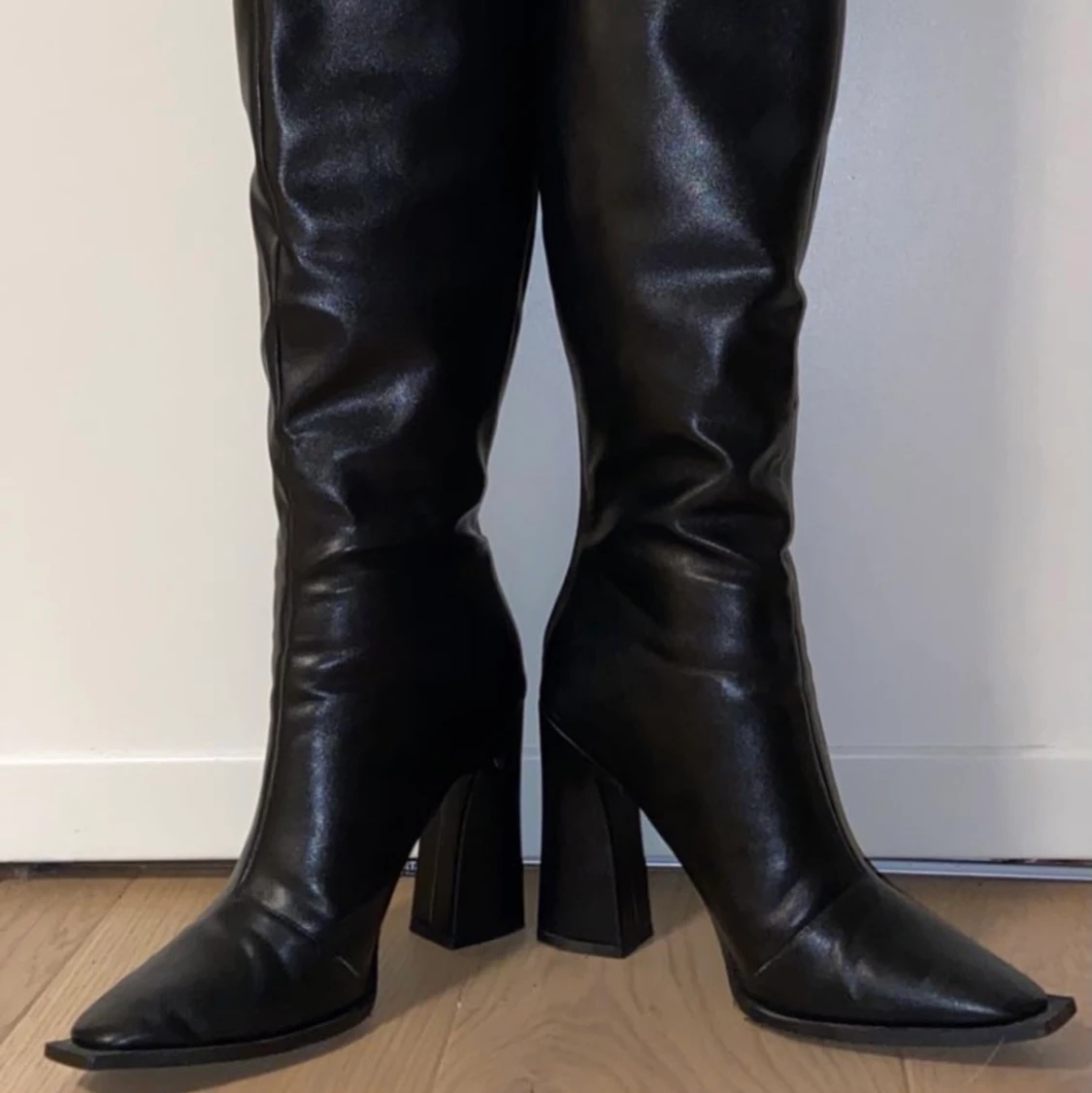 Leather High heel boots  - 91