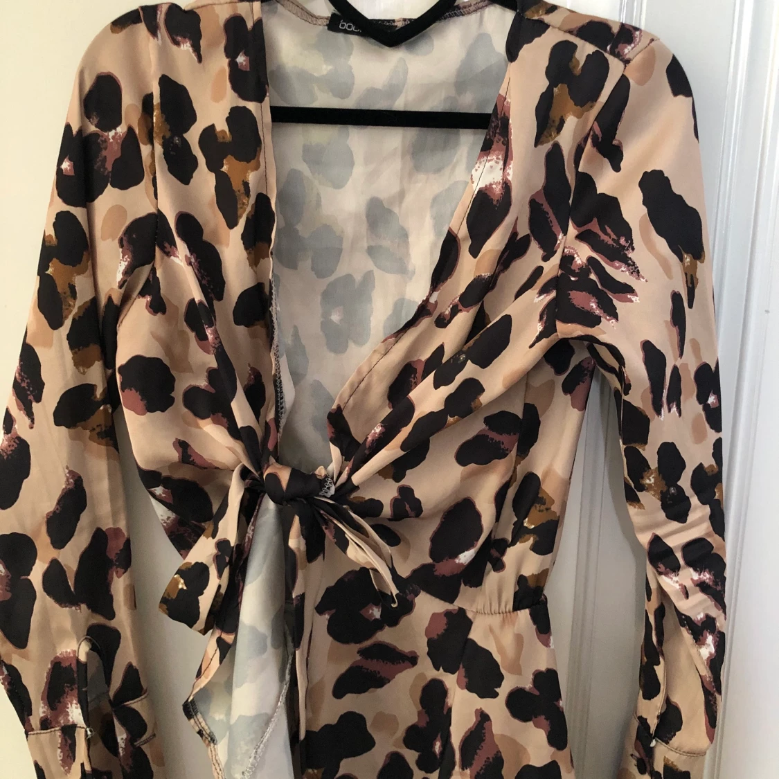 Leopardmönstrad topp