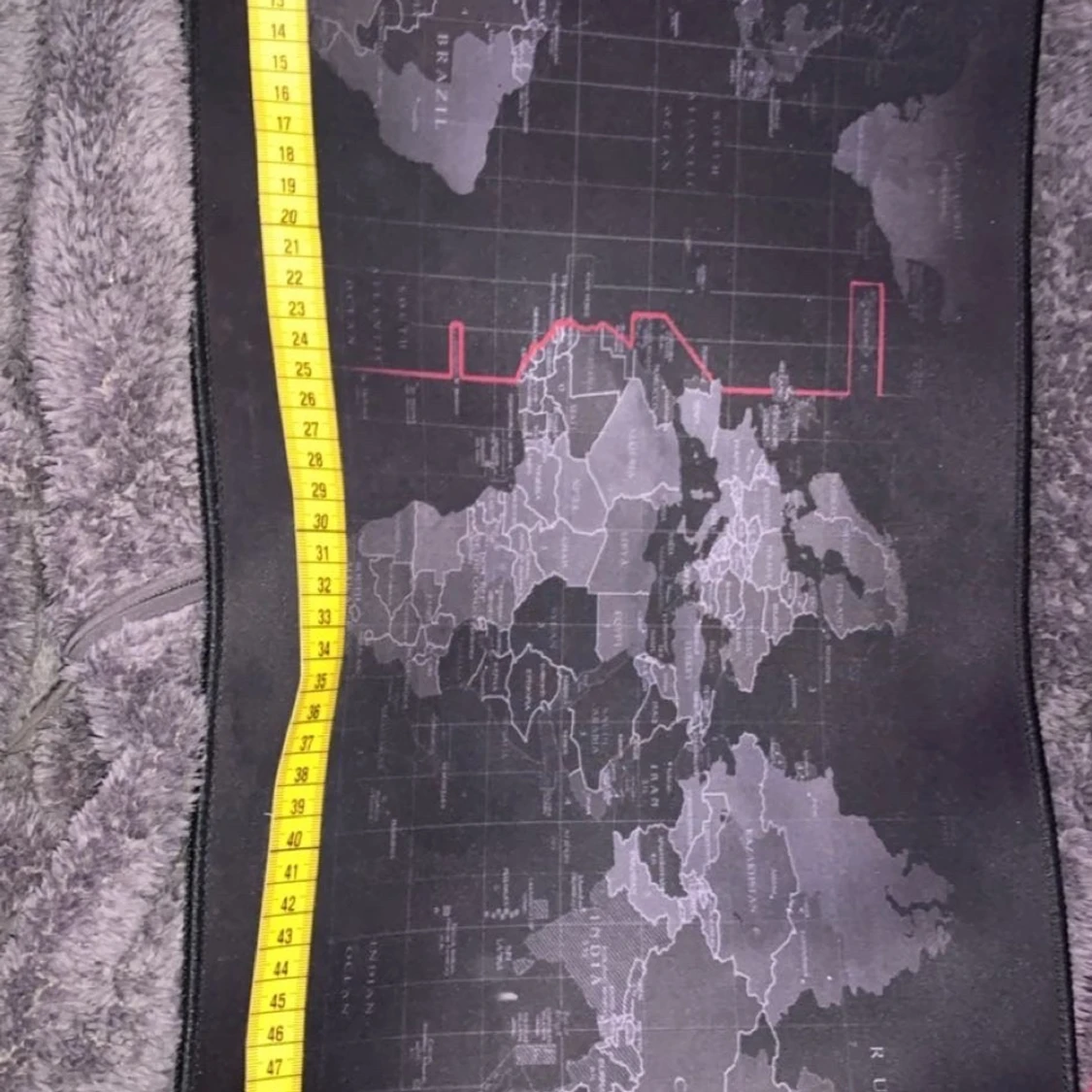 Stor svart musmatta  - 91