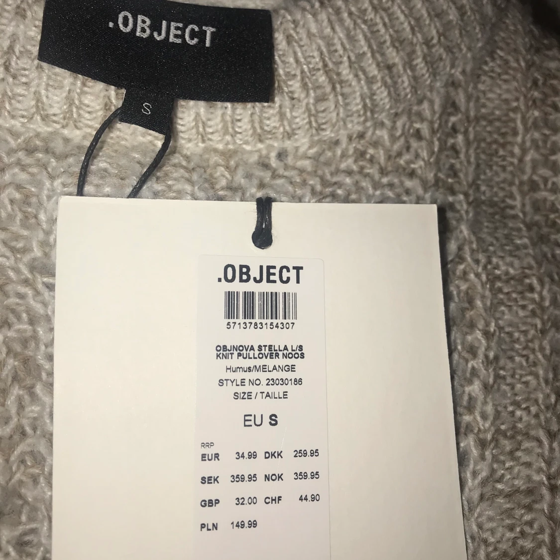 Mysig stickad tröja🤍 - 91