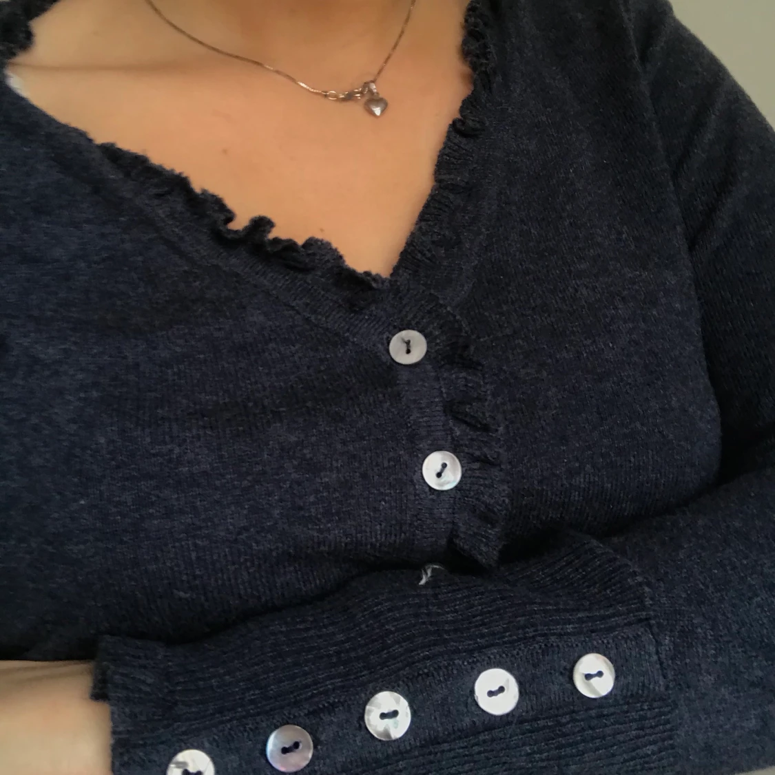 Mörkblå kofta!!  - 90