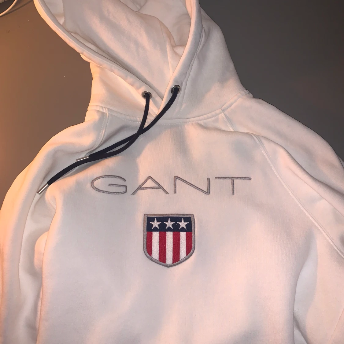 Gant hoodie vit