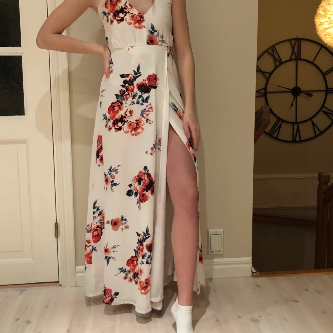 Fin blommig klänning 