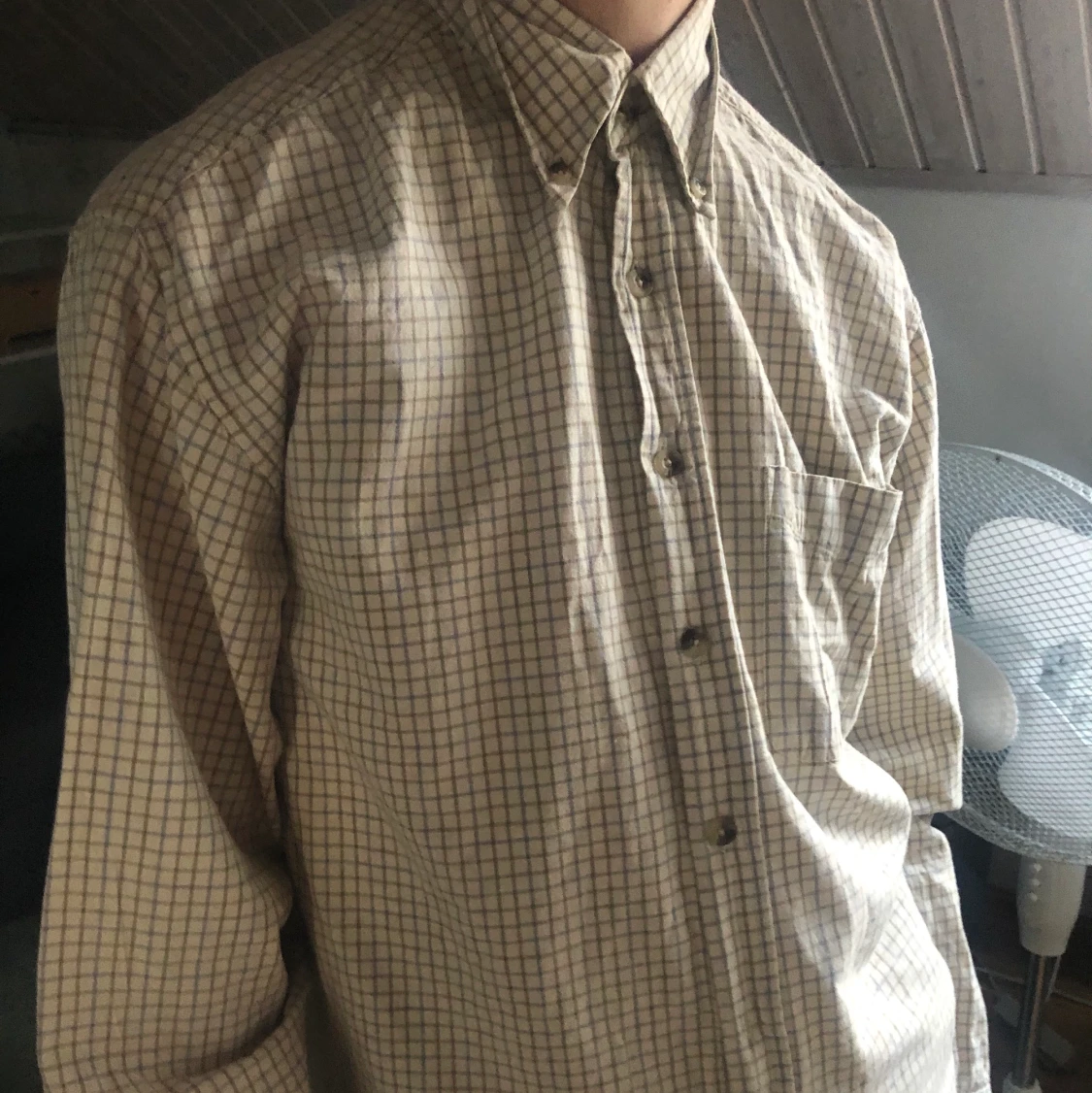 Rutig skjorta  - 90