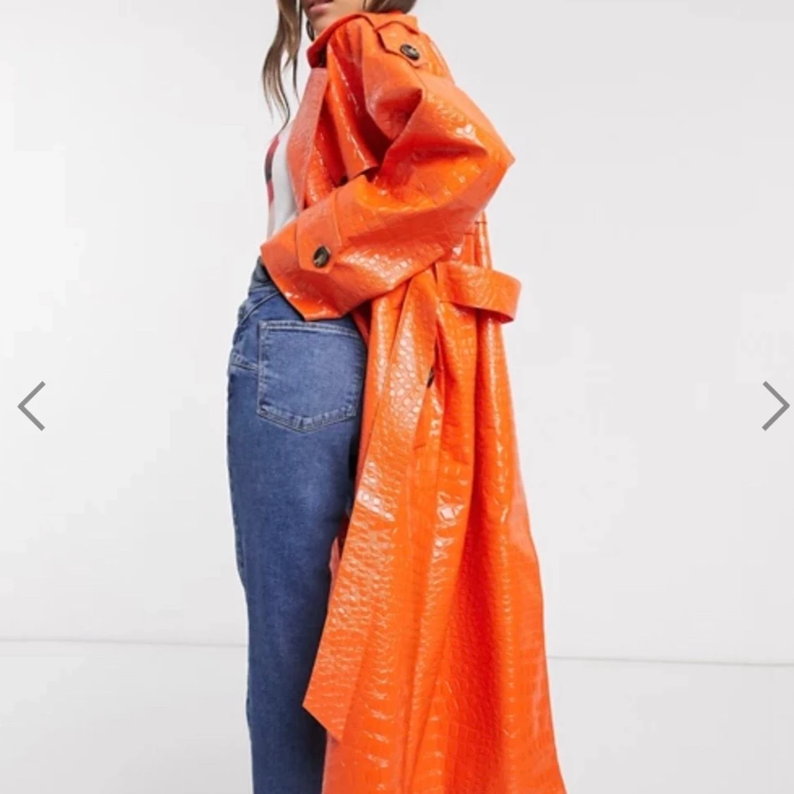 Orange skinnkappa ASOS - 90